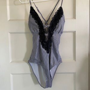 One piece bathing suit